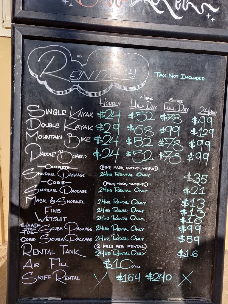 Two Harbors Dive Shop Prices